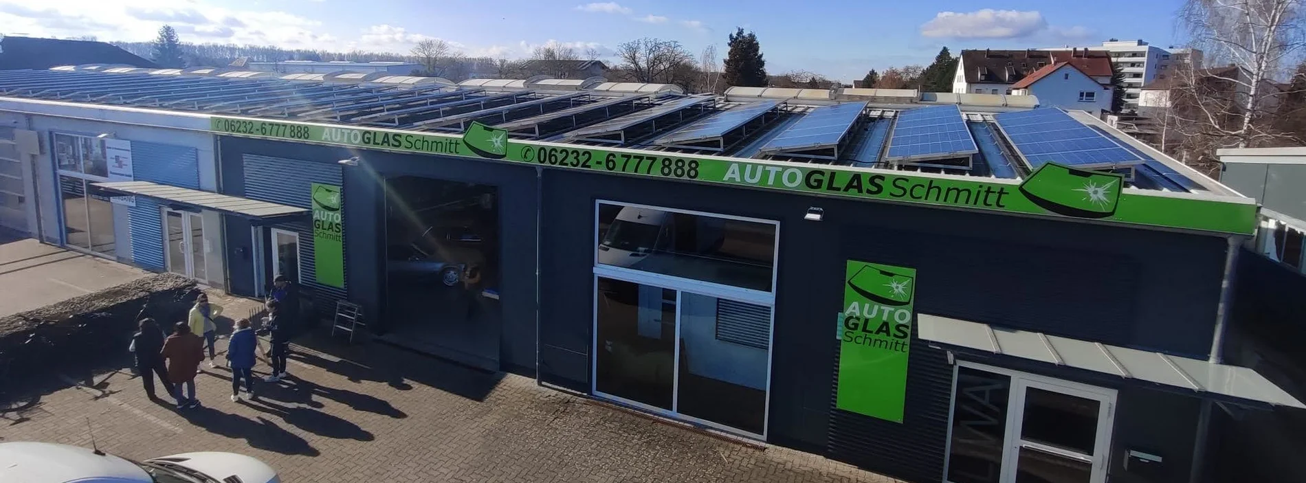 Werkstatt von Autoglas Schmitt in Speyer